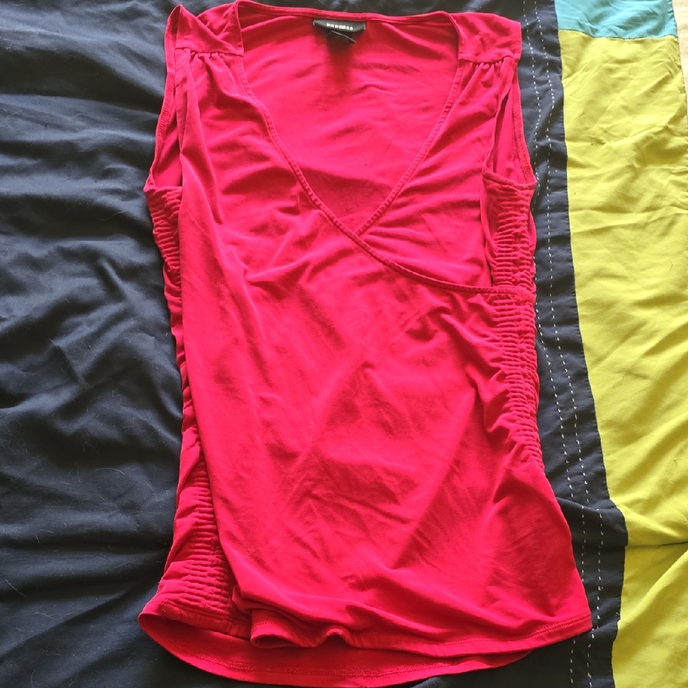 Express Red Tank Top
